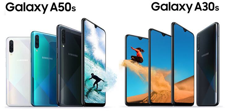 Samsung Galaxy A50s and Galaxy A30s
