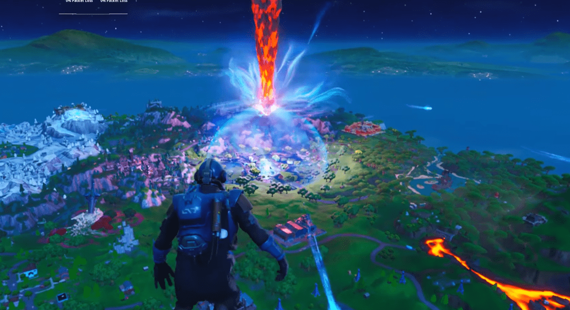 Destroyed Fortnite Map The Original Map Of Fortnite Destroyed In The End Event Newsaffinity