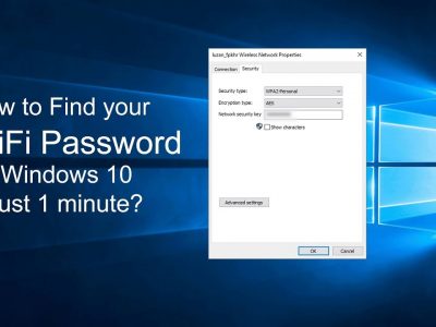 Find Wi-Fi passwords in Windows 10