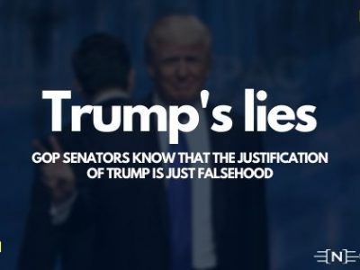 GOP senators know that the justification of Trump is just falsehood