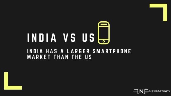India has a larger smartphone market than the US