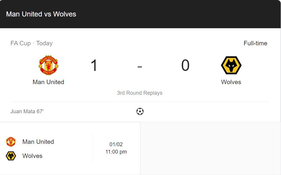 Man United vs Wolves: Man United beat Wolves in FA Cup Rashford suffers injury