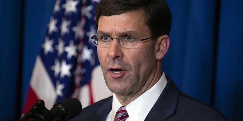 Mark esper says no evidence on iran targeted embassies