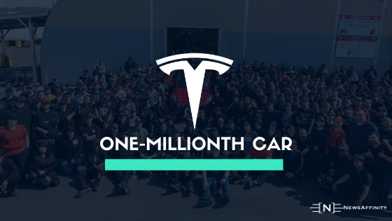 Here comes the one-millionth car by Tesla