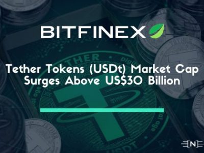 Tether Tokens (USDt) Market Cap Surges Above US$30 Billion