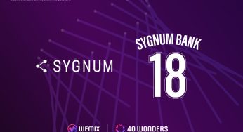 WEMIX3.0 welcomes Sygnum as Node Council Partner “WONDER 18”