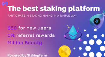 Earn Passive Income Up to 26% with StakingFarm