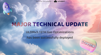 Unizen Announces Deployment of Enhanced Ethereum Gas Optimization and ULDMv3, Transforming DeFi Trading