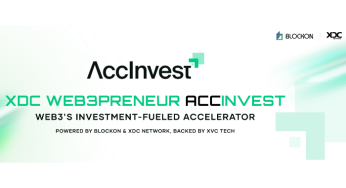 BlockOn and XDC Network Launch XDC Web3Preneur AccInvest, a Co-Accelerate Program Backed by Investment from XVC Tech’s $125 Million Fund