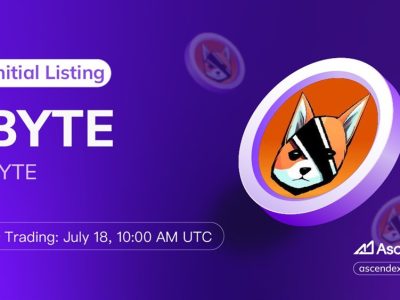 BYTE (BYTE) Initial Listing On AscendEX