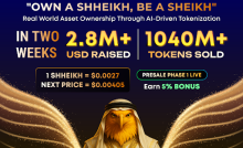 SHHEIKH Token Soars 60% in two weeks: Over $2.8M raised. The Next BTC or SOL in the Making?