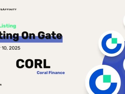 Gate to List Coral Finance (CORL) Spot Trading