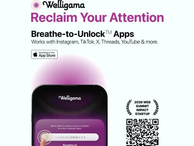 Welligama: Breathe to Unlock™ Launches to elp Interrupt Compulsive Social Media Use and Doomscrolling