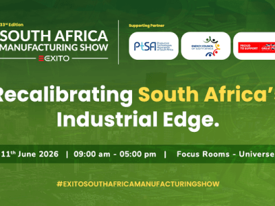 Exito Media Concepts Announces the 33rd South Africa Manufacturing Show 2026 on June 11 at Focus Rooms