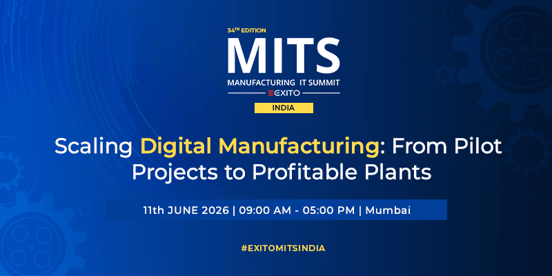 India's Manufacturing Technology Elite to Convene at the 34th Global Manufacturing IT Summit Mumbai 2026